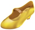 Cinderella`s golden shoe