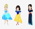 Cinderella, Snow White, Mulan, Fairy-tale Heroes anime