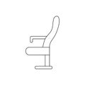 Cinema armchair icon, outline style Royalty Free Stock Photo