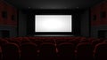 Cinema auditorium Royalty Free Stock Photo