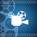 Cinema background Royalty Free Stock Photo