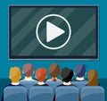 Cinema, business video presentation,