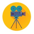 Cinema camera icon