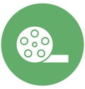 Cinema Isolated Vector Icon which can easily modify or edit Royalty Free Stock Photo