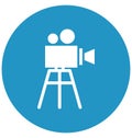 Shooting camera Isolated Vector Icon which can easily modify or edit Royalty Free Stock Photo