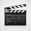 Cinema clapper Royalty Free Stock Photo