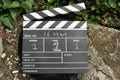 Cinema clapper-board Royalty Free Stock Photo