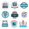 Cinema Colorful Emblems