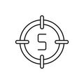 Cinema, countdown icon. Simple line, outline vector elements of cinematography icons for ui and ux, website or mobile application