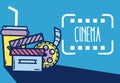 Cinema cute cartoon design