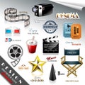 Cinema Design Elements and Icons