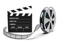 Cinema entertainment film reel Royalty Free Stock Photo