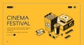 Cinema festival movie time entertainment banner