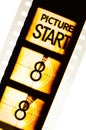 Cinema Film Countdown Royalty Free Stock Photo