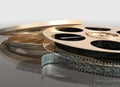 Cinema film reel Royalty Free Stock Photo