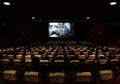 Cinema full of people watching a movie