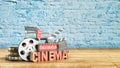 Cinema had light concept nave lets watch cinema 3d render cinema