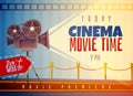 Cinema Horizontal Poster