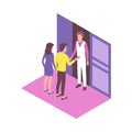 Cinema Isometric Illustration