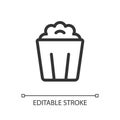 Cinema location pixel perfect linear ui icon