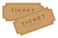 Cinema movie theater tickets Royalty Free Stock Photo