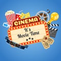 Cinema and Movie time Royalty Free Stock Photo