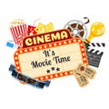 Cinema and Movie Time Royalty Free Stock Photo