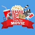 Cinema and Movie time Royalty Free Stock Photo