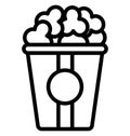 Cinema refreshment Isolated Vector Icon which can easily modify or edit Royalty Free Stock Photo