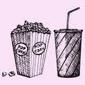 cinema popcorn and soda