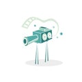 Cinema projector Royalty Free Stock Photo