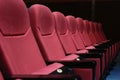 Cinema seats Royalty Free Stock Photo