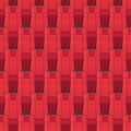 Cinema Seats Seamless Pattern. Endless Texture Royalty Free Stock Photo