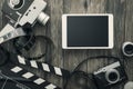 Cinema and technology Royalty Free Stock Photo