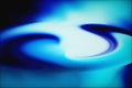 Cinematic Blue Abstract Background with Grainy Motion Blur Waves and Soft Gradient Light Flow Noisy Texture Royalty Free Stock Photo