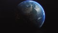 Cinematic Earth Slow Orbit Zoom in: China PRC Asia 4K ProRes 422 HQ