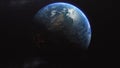 Cinematic Earth Slow Roll Orbit Zoom in: China PRC Asia 4K ProRes 422 HQ