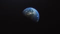 Cinematic Earth Slow Roll Orbit Zoom in Sun Flare: China PRC Asia 4K ProRes 422 HQ