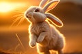 Cinematic photo, Rabbit Royalty Free Stock Photo