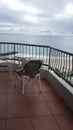 Coolangatta - Panoramic view from the balcony of a luxurious apartment, the Beach House, Coolangatta, Queensland, Australia Royalty Free Stock Photo