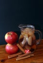 Cinnamon and apple juice Royalty Free Stock Photo