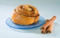 Cinnamon bun Royalty Free Stock Photo