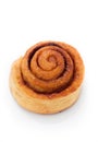 Cinnamon bun close-up Royalty Free Stock Photo