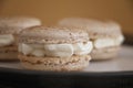 Cinnamon Bun Macaron Cookies