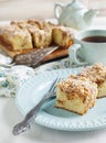 Cinnamon coffee cake Royalty Free Stock Photo