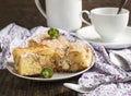 Cinnamon coffee cake Royalty Free Stock Photo