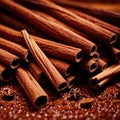 cinnamon, dried herbs seasoning for cooking ingredient