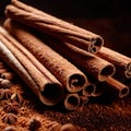 cinnamon, dried herbs seasoning for cooking ingredient