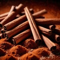 cinnamon, dried herbs seasoning for cooking ingredient