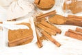 Cinnamon Spice Heaps Royalty Free Stock Photo